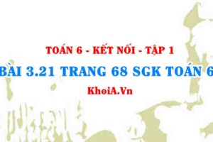 Bài 3.21 trang 68 SGK Toán 6 tập 1 Kết nối tri thức